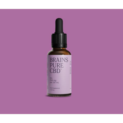 Brains Pure CBD Oil 750mg